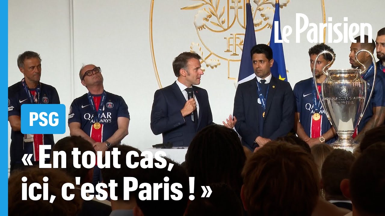 LA FÊTE DE PSG À PARIS : UN CHAOS DÉCLANCHÉ PAR LES FANATIQUES ET L’INCOMPÉTENCE DE MACRON