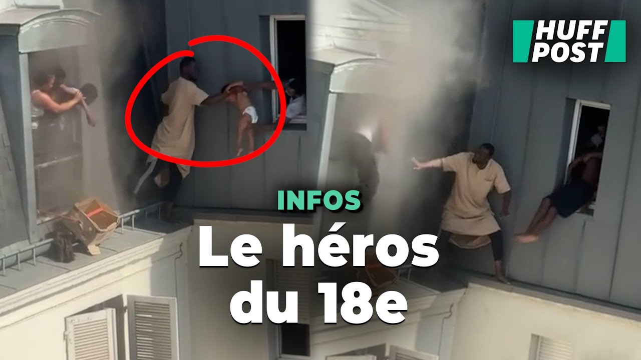 HÉROS DE L’INCENDIE : UN HOMME SAUVE UNE FAMILLE DANS LE 18E ARRONDISSEMENT DE PARIS