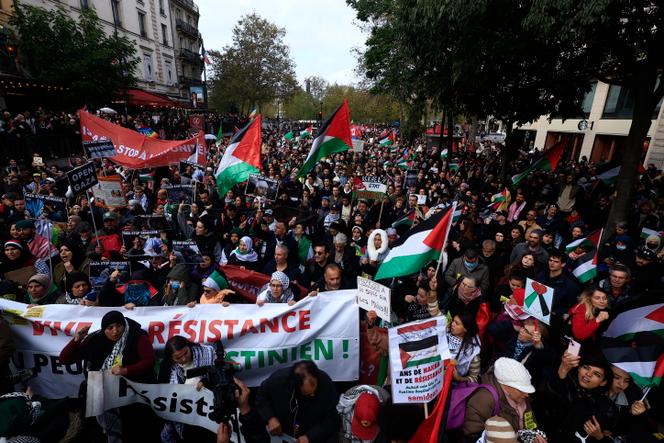 La Marche mondiale pour la Palestine traverse Paris avec un million de manifestants